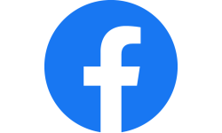 Facebook logo blue large size PNG