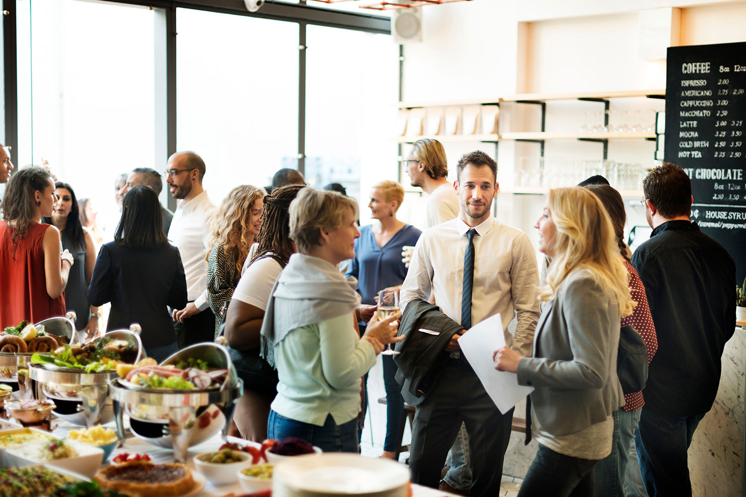 Business Event With Food