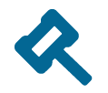 Employment relations icon RGB blue